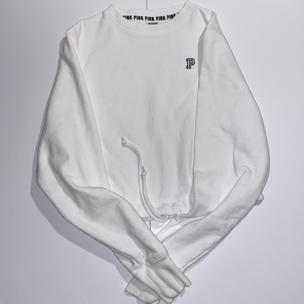 🔥Pink Mid-Drift Sweatshirt